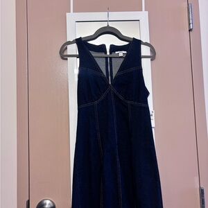 Bar III Women's Denim Godet Mini Dress